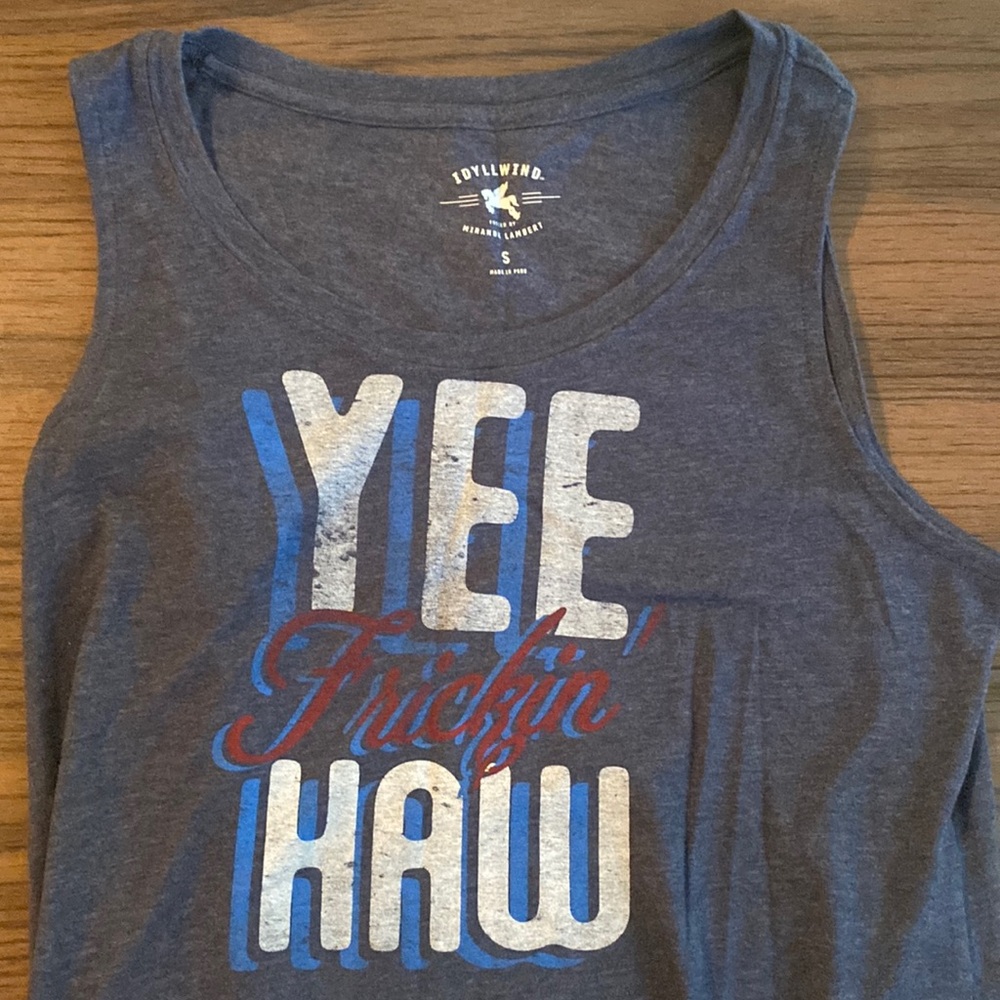 Idyllwind Women’s “Yee Freaking Haw” Fringe Top - Picture 2 of 4